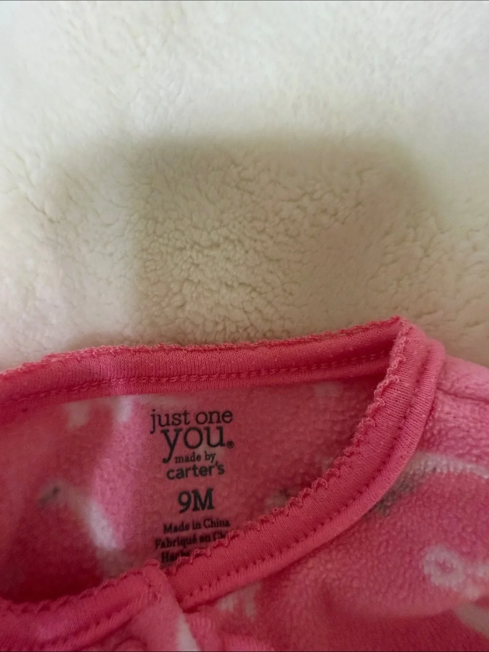 Carters soft pink